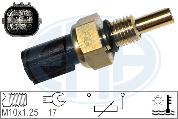 ERA 330648 — Датчик, температура охолоджуючої рідини (вир-во ERA)