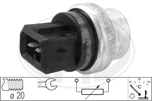 ERA 330103 — Датчик, температура охолоджуючої рідини (вир-во ERA)