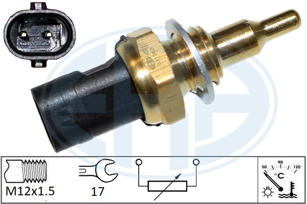 Sensor, coolant temperature