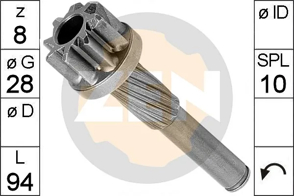 Pinion, starter
