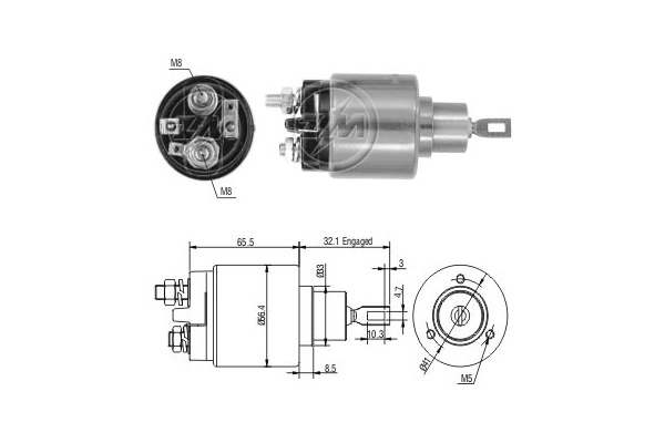 Solenoid Switch, starter
