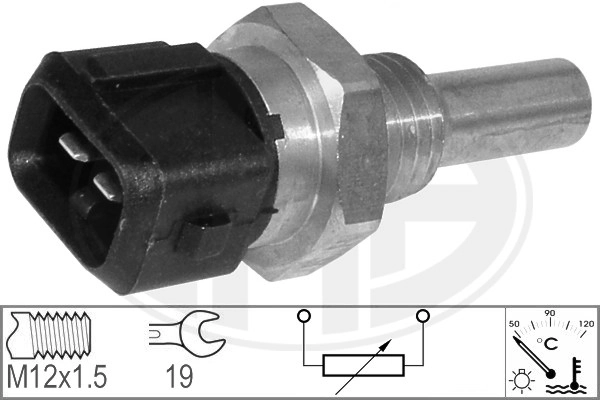 ERA 330583 — Датчик, температура охолоджуючої рідини (вир-во ERA)