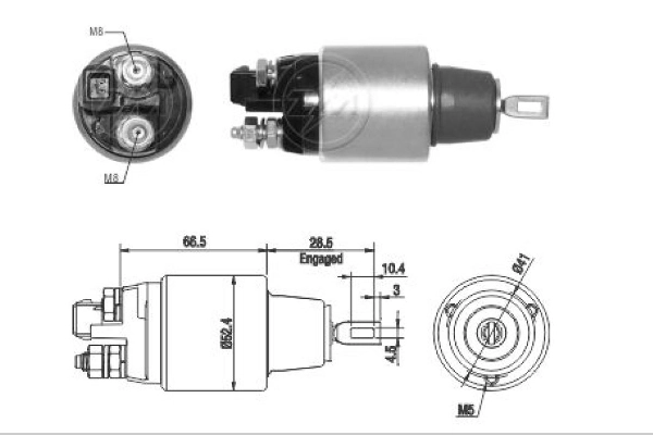 Solenoid Switch, starter