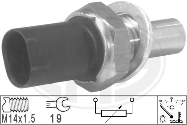 ERA 330774 — Датчик, температура охолоджуючої рідини (вир-во ERA)
