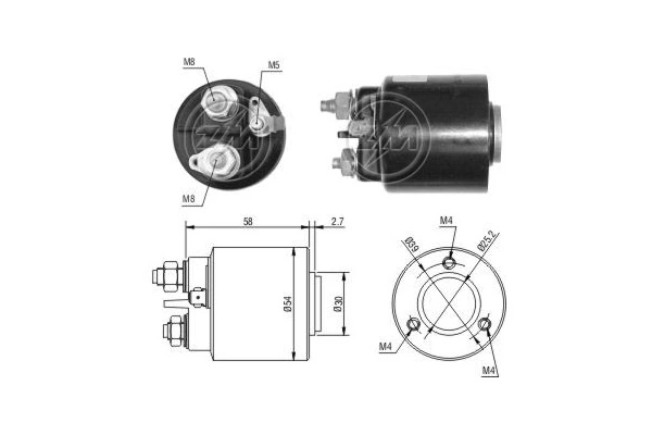 ERA ZM599 — Реле втягуюче стартера