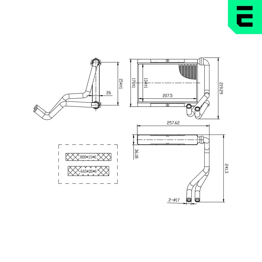 Heat Exchanger, interior heating