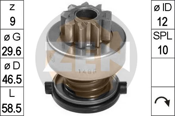 Freewheel Gear, starter