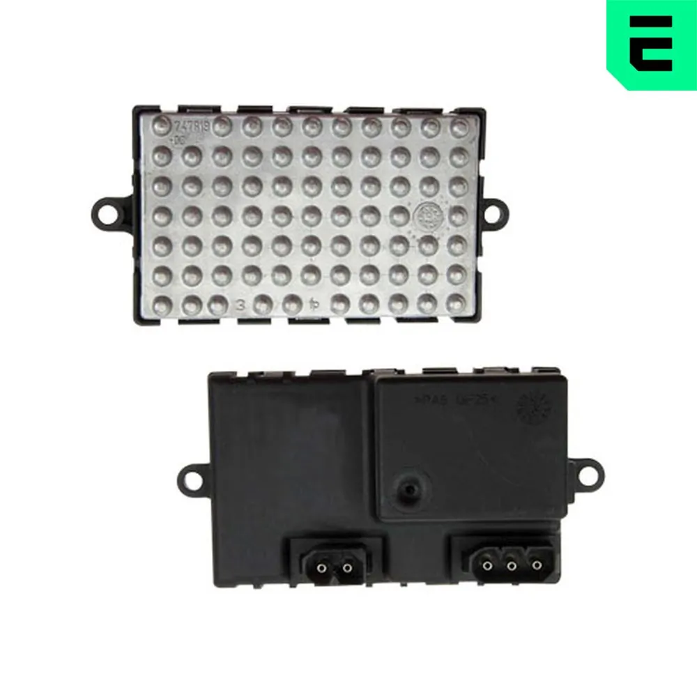Resistor, interior blower