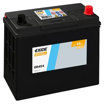 Batterie de démarrage EXIDE EB454
