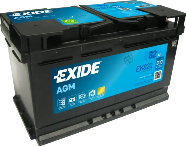 Batterie de démarrage EXIDE EK820