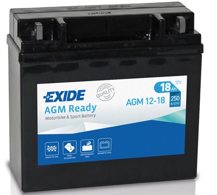 Batterie de démarrage EXIDE AGM12-18