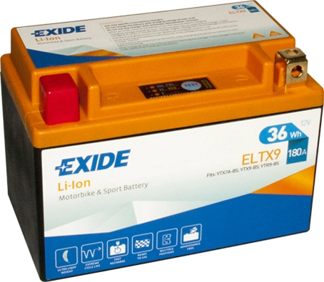Batterie de démarrage EXIDE ELTX9