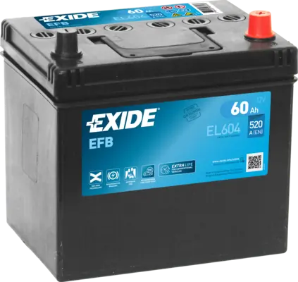 Batterie de démarrage EXIDE EL604