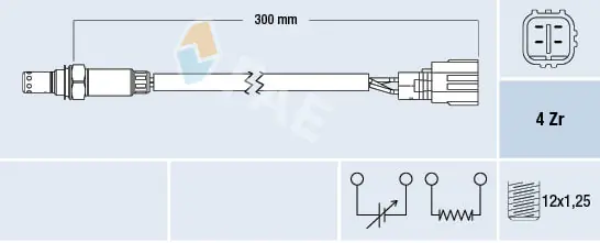 Sonde lambda FAE 77572
