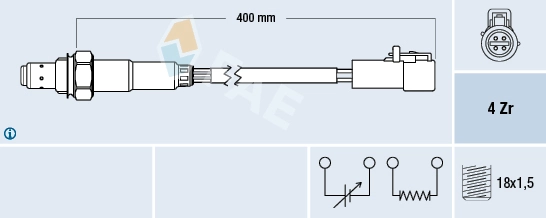 Sonde lambda FAE 77578
