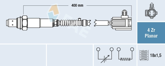 Sonde lambda FAE 77676