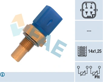 mano temperature peugeot 206/partner