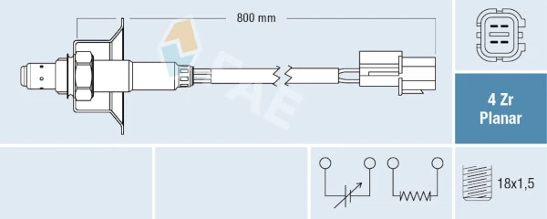 Sonde lambda FAE 77765