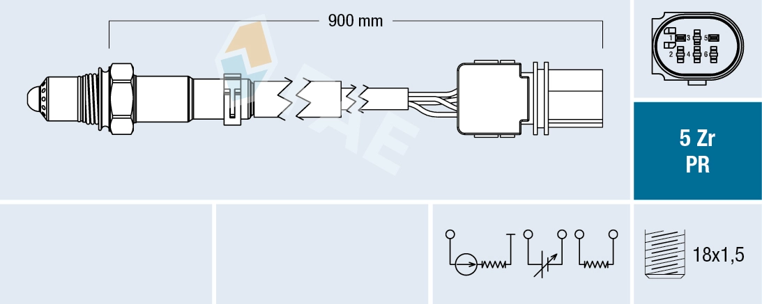 Sonde lambda FAE 75131