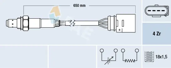 Sonde lambda FAE 77200