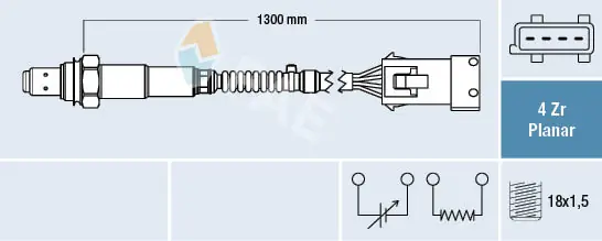 Sonde lambda FAE 77241