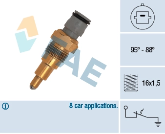 Temperature Switch, radiator fan