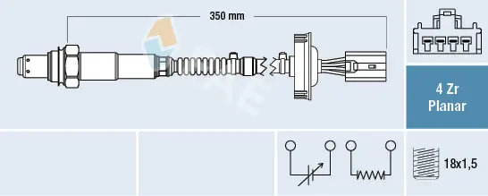 Sonde lambda FAE 77451