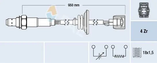 Sonde lambda FAE 77520