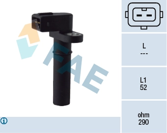 Capteur d'angle, vilebrequin FAE 79143
