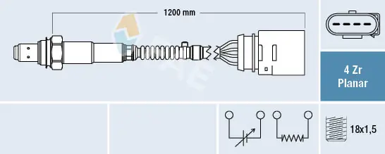 Sonde lambda FAE 77144