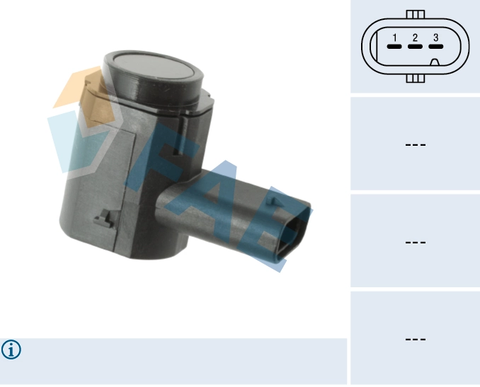 Capteur, aide au stationnement FAE 66094