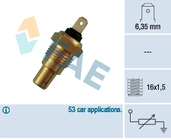 Sensor, coolant temperature