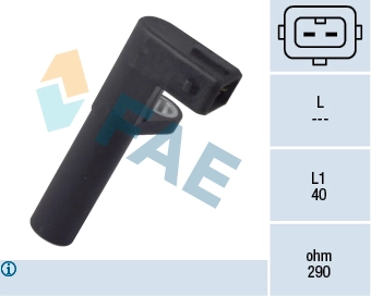 Capteur d'angle, vilebrequin FAE 79095