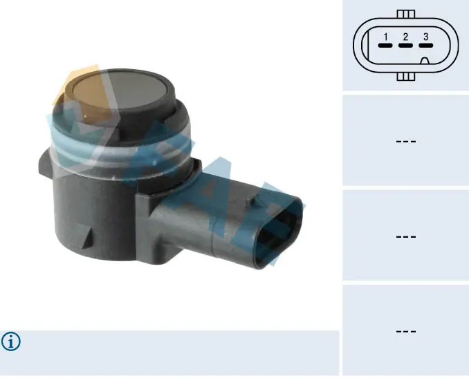 Capteur, aide au stationnement FAE 66087