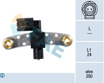 Capteur d'angle, vilebrequin FAE 79030