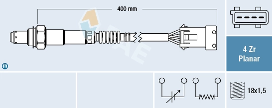Sonde lambda FAE 77640