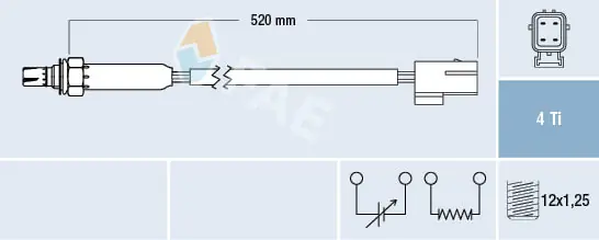 Sonde lambda FAE 77180