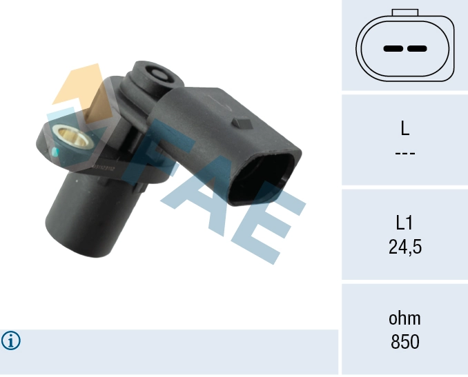 Capteur d'angle, vilebrequin FAE 79476
