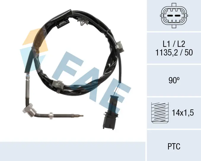 Capteur, température des gaz FAE 68133