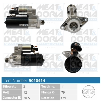 Démarreur MEAT & DORIA 5010414