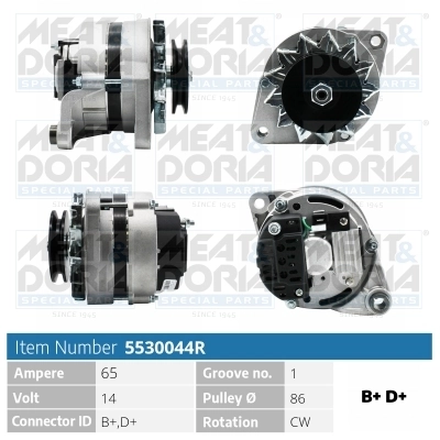 Alternateur MEAT & DORIA 5530044R