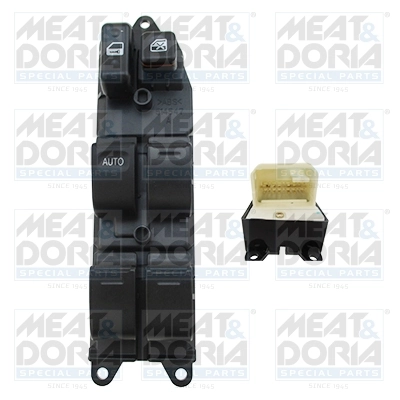 Switch, window regulator