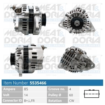 Alternateur MEAT & DORIA 5535466