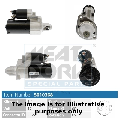 Démarreur MEAT & DORIA 5010368G