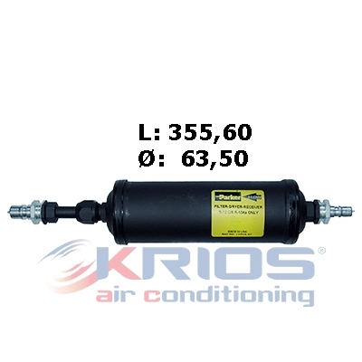 Filtre déshydratant, climatisation MEAT & DORIA K132327