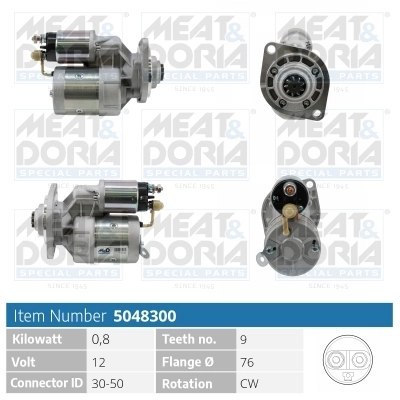 Démarreur MEAT & DORIA 5048300