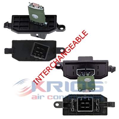 Résistance, pulseur d'air habitacle MEAT & DORIA K109154