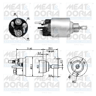 Solenoid Switch, starter