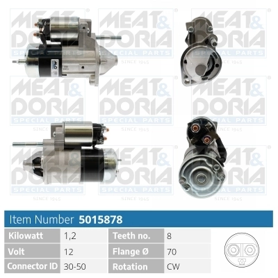 Démarreur MEAT & DORIA 5015878