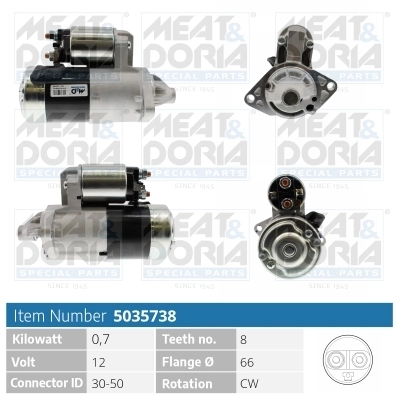 Démarreur MEAT & DORIA 5035738